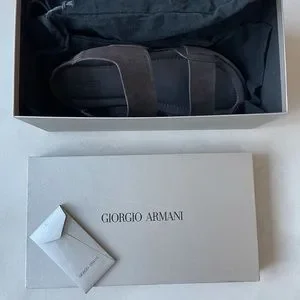 Giorgio Armani Suede Sandals Size 44 (US 11.5) in Dark Brown Giorgio Armani | Shoes | Giorgio Armani Suede Sandals Size  main image 3